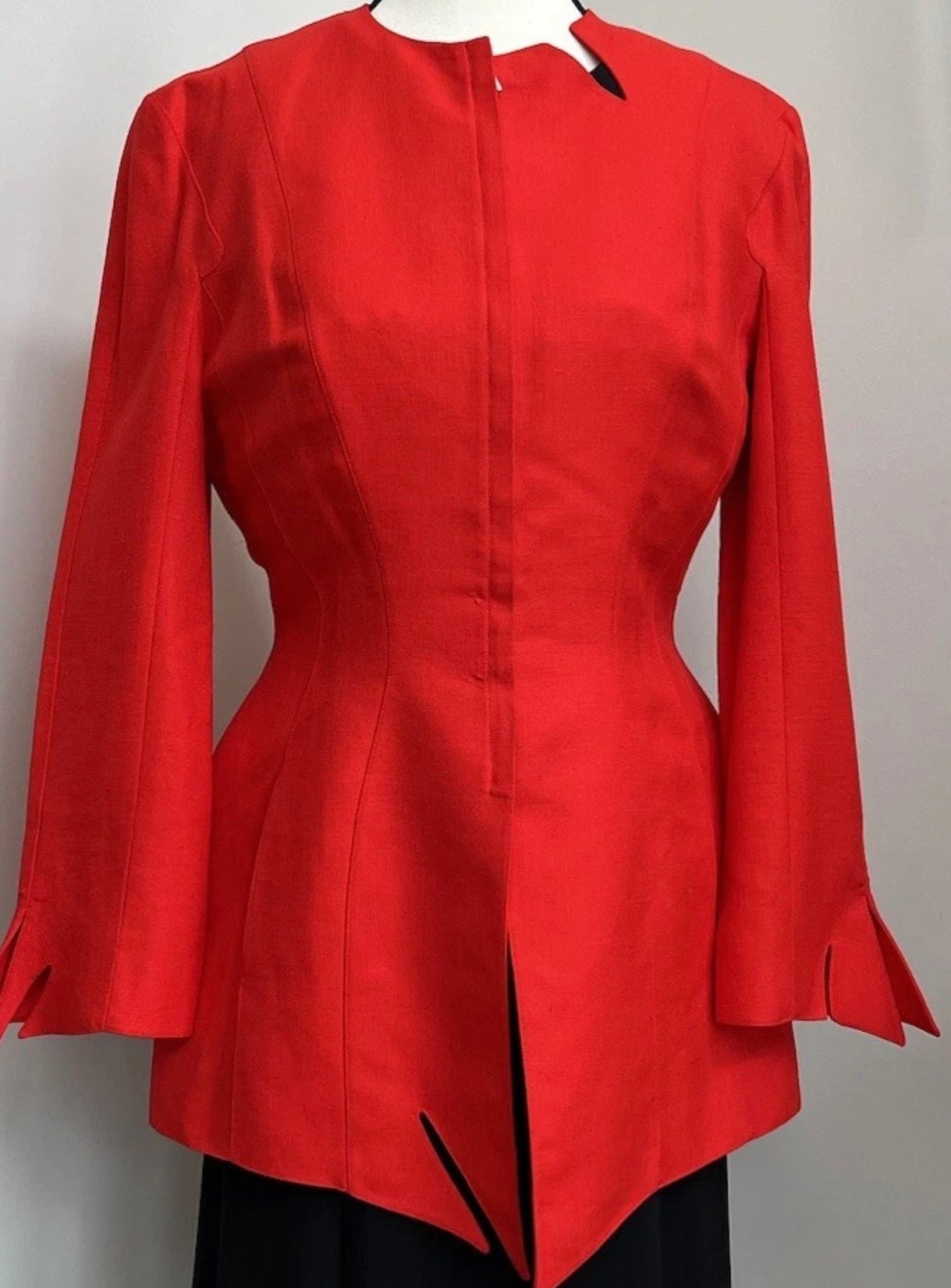 Thierry Mugler Vintage Red Hot Suit Jacket