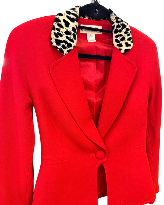 Christian Dior Red Blazer