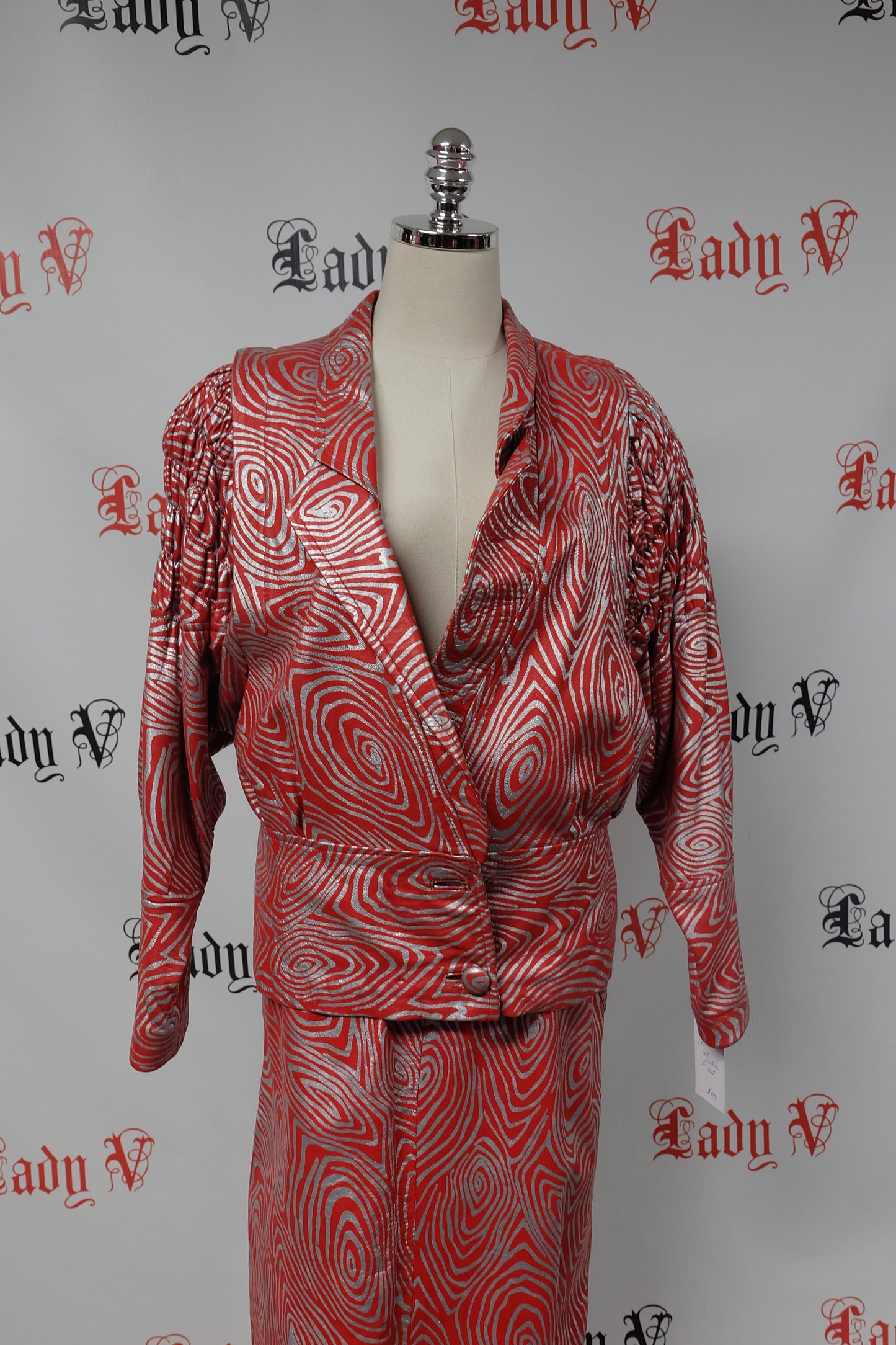 1980 Leather Red Zebra