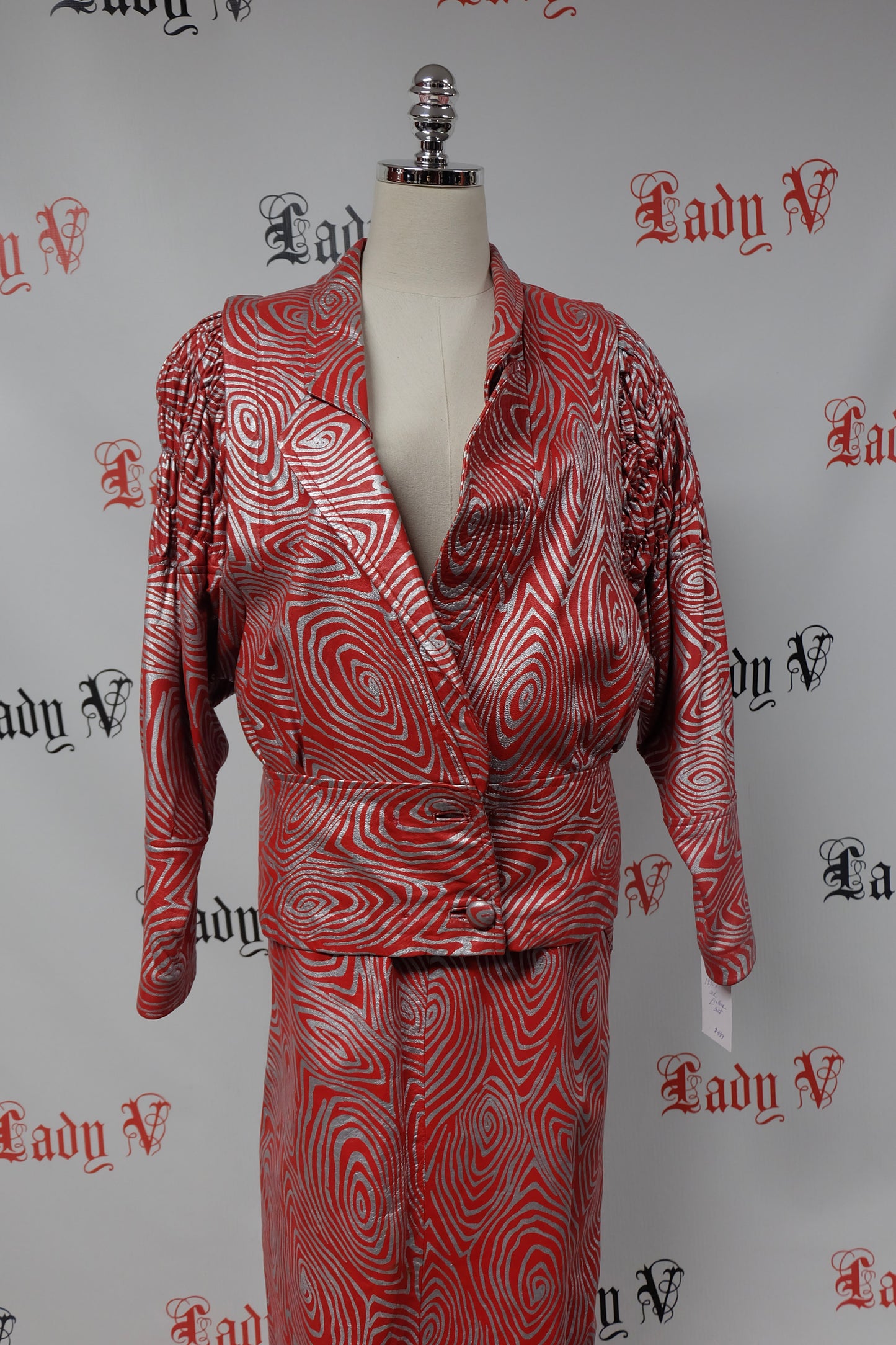 1980 Leather Red Zebra