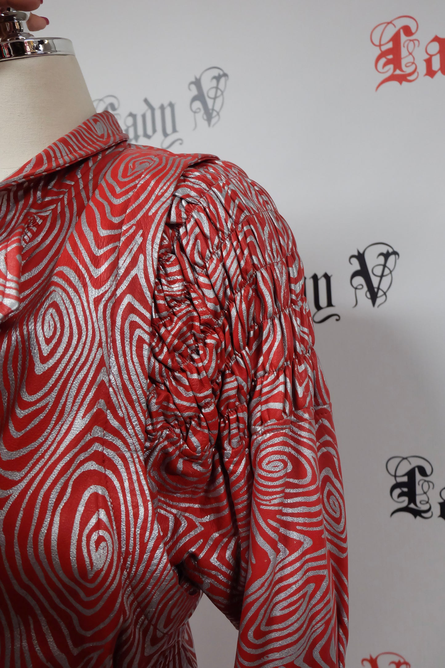 1980 Leather Red Zebra