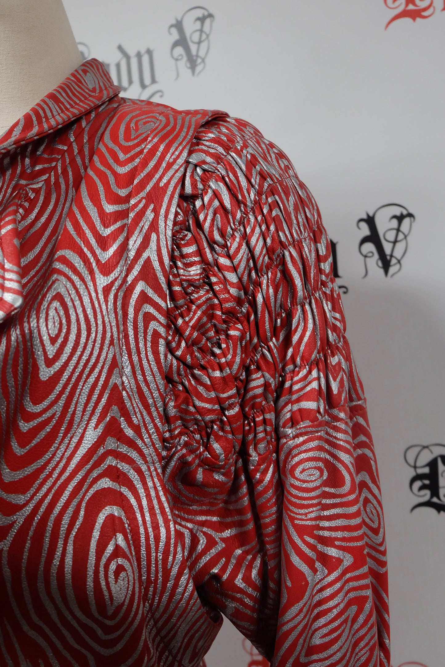 1980 Leather Red Zebra