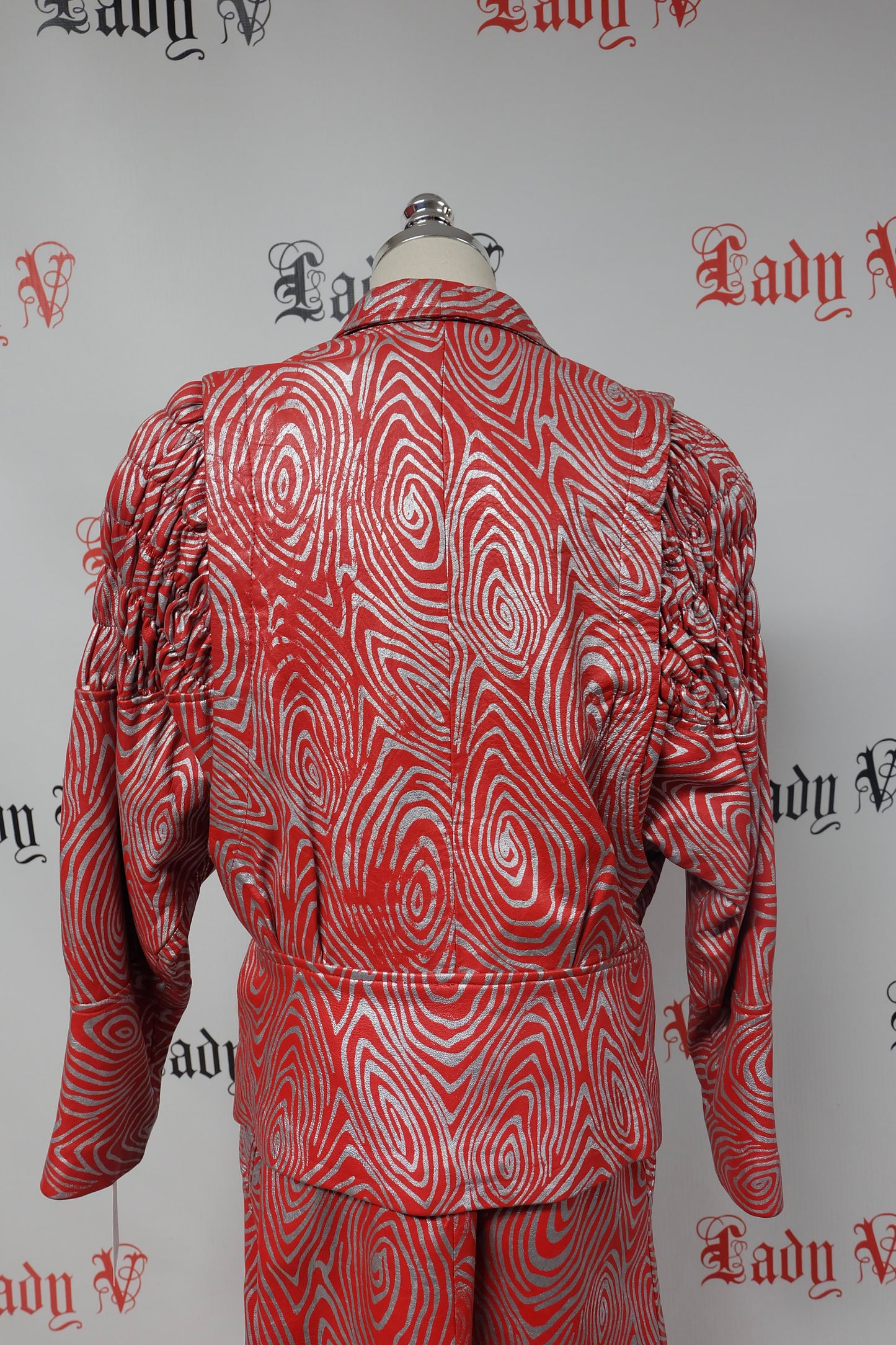 1980 Leather Red Zebra