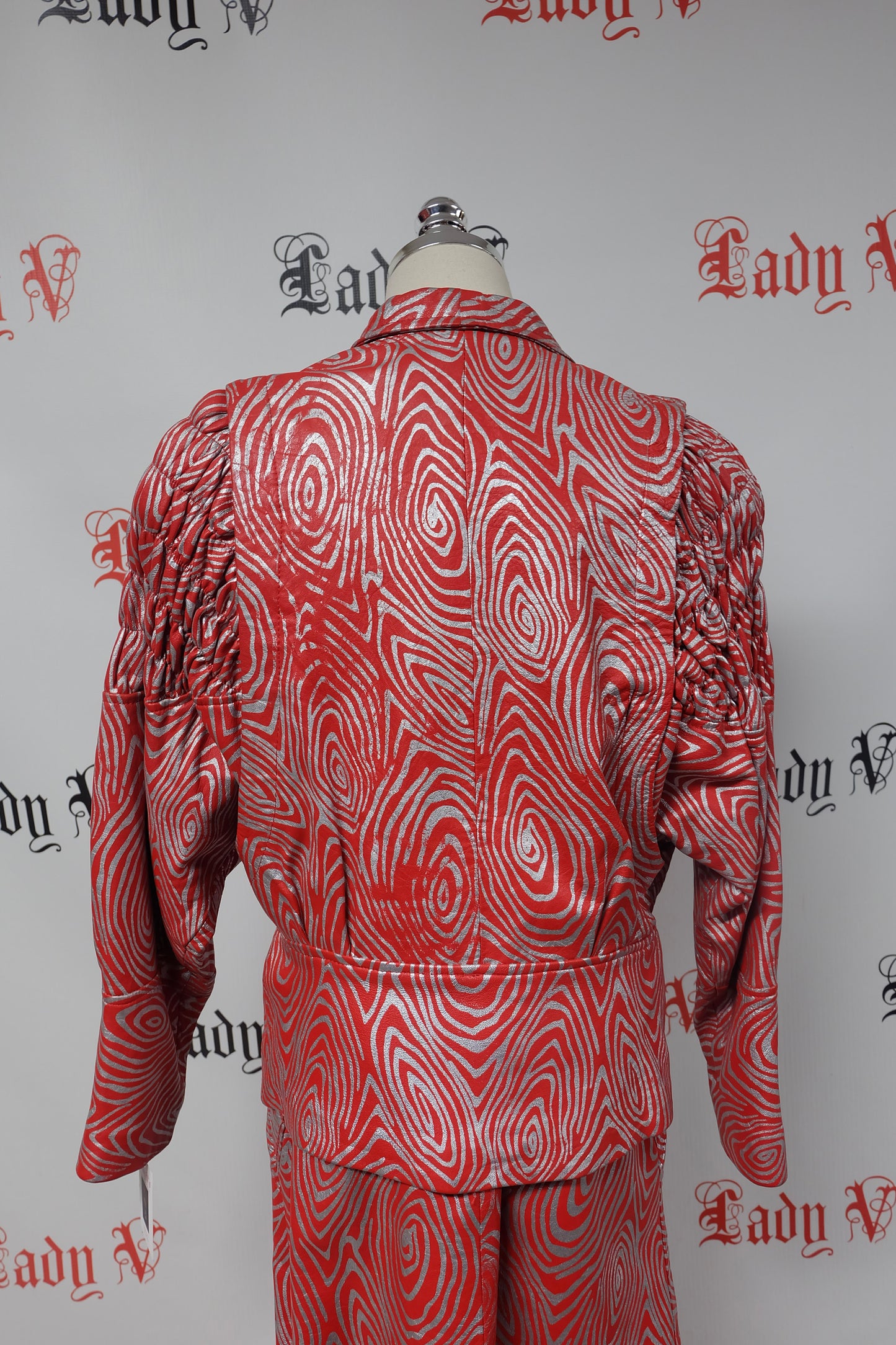 1980 Leather Red Zebra