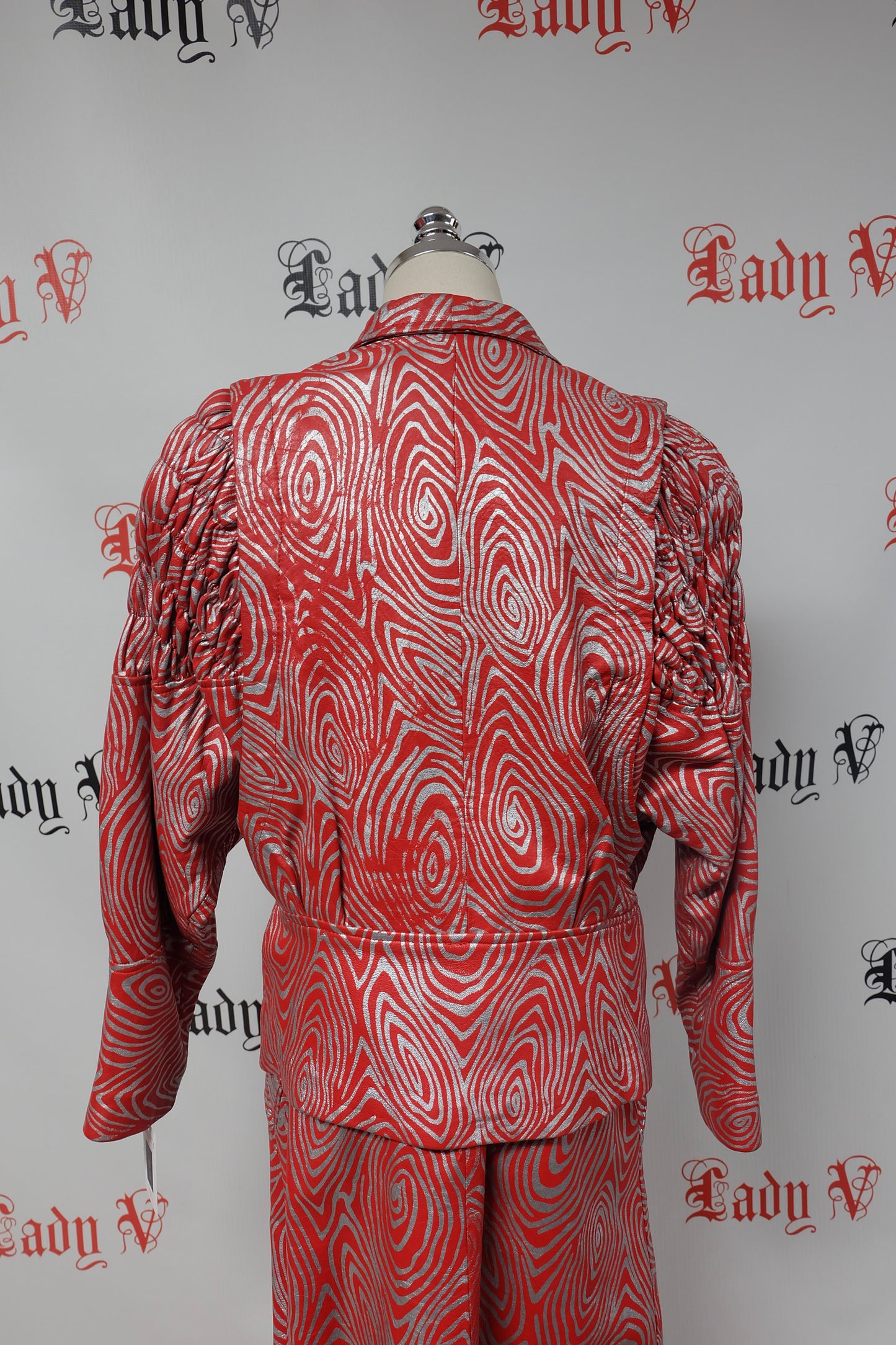 1980 Leather Red Zebra