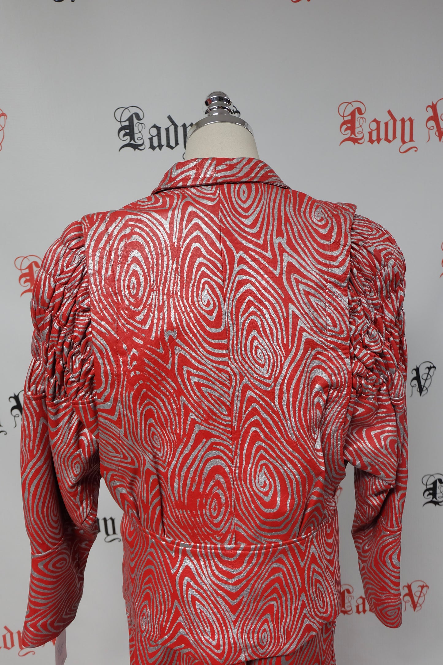 1980 Leather Red Zebra