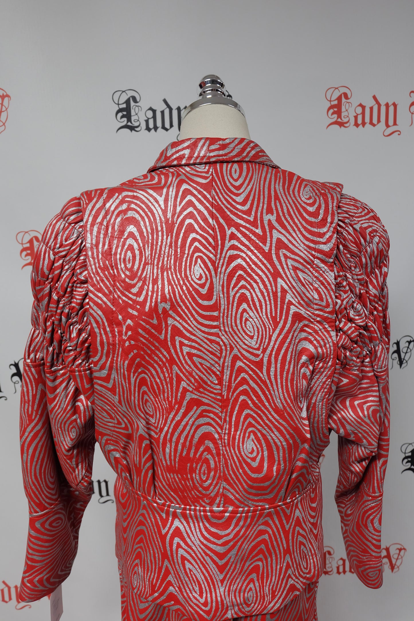 1980 Leather Red Zebra