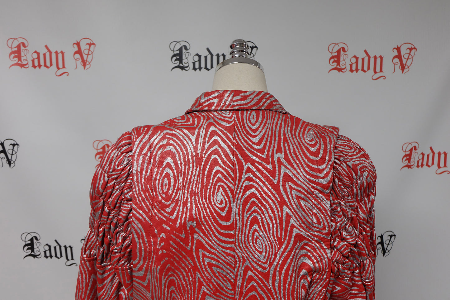 1980 Leather Red Zebra