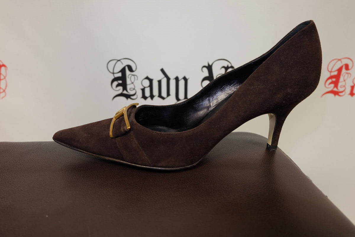 Brown Suede Shoes Made in Italy