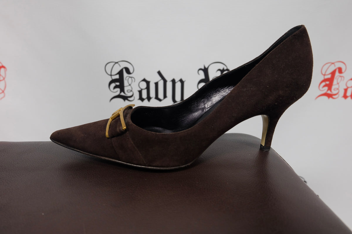 Brown Suede Shoes Made in Italy