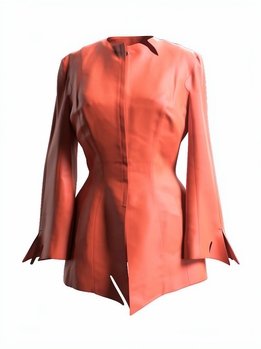Thierry Mugler Vintage Red Hot Suit Jacket
